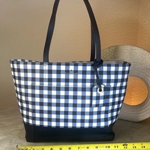 ♣️Kate Spade - Hyde Lane Riley Tote Gingham Shoulder Bag Purse